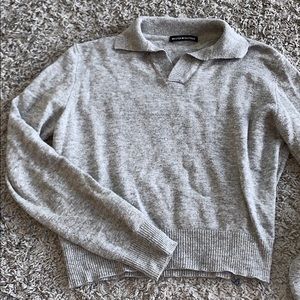 brandy melville grey sweater